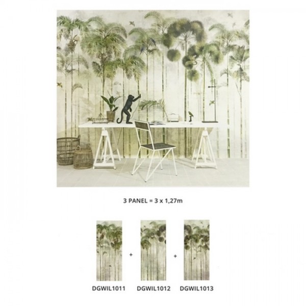 Papel de parede DGWIL1012 JUNGLE GREENERY - KHROMA