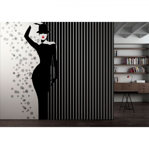 Wallpaper BLACKWHITE GLVA10B - GLAMORA