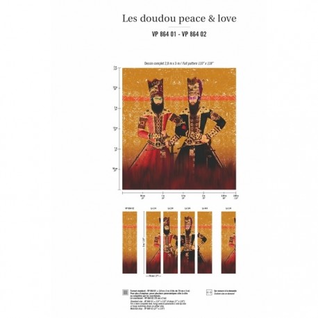 Papel de parede Mille Millions VP-864-01 - Elitis