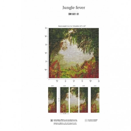 Tapete Panoramique Jungle Fever DM-601-01 - Elitis