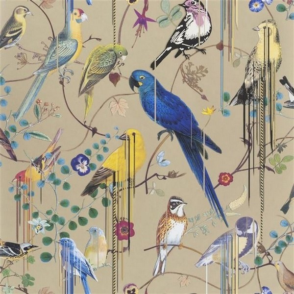 Papel de parede PCL7017/04 BIRDS SINFONIA OR - CHRISTIAN LACROIX Papel de parede PCL7017/04 BIRDS SINFONIA OR - CHRISTIAN LACROIX