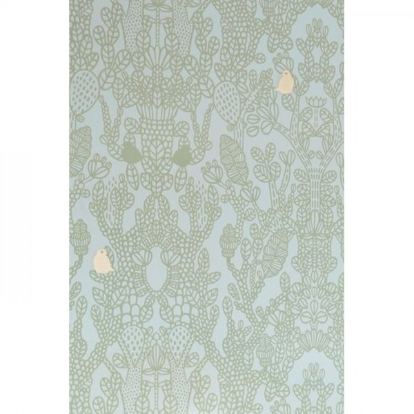 Papel Pintado Amelie Green 124-01 - MAJVILLAN Papel Pintado Amelie Green 124-01 - MAJVILLAN