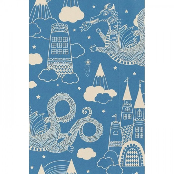 Papel Pintado Dragon Sky Dark Blue 103-01 - MAJVILLAN Papel Pintado Dragon Sky Dark Blue 103-01 - MAJVILLAN