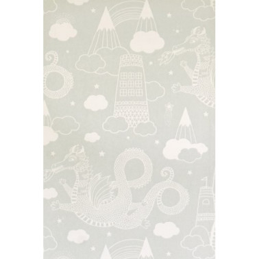 Papel Pintado Dragon Sky Grey 103-04 - MAJVILLAN