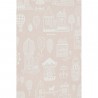 Papier peint Small Town Dusty Pink 118-03 - MAJVILLAN