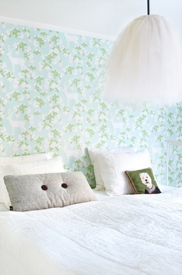 Papel Pintado Apple Garden Turquoise 107-01 - MAJVILLAN