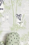 Papel Pintado Bambu Grey 120-01 - MAJVILLAN