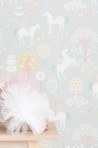 Wallpaper True Unicorns Grey 116-01 - MAJVILLAN