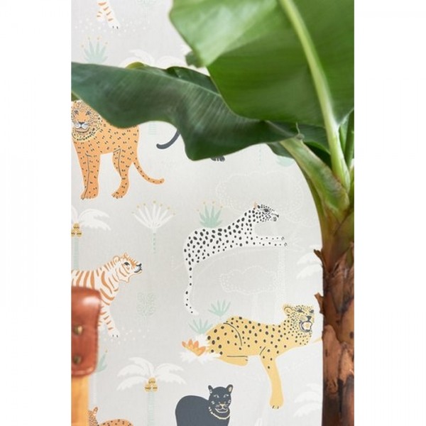Wallpaper Black Panther Light Grey 134-01 - MAJVILLAN