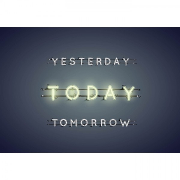 Papel de parede Neon Today Lime Mural 8500182 - COORDONNE Papel de parede Neon Today Lime Mural 8500182 - COORDONNE
