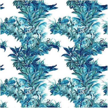 Papel de parede EVERGLADES BLUE DOM145-3 - LES DOMINOTIERS