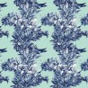 Papel de parede EVERGLADES TURQUOISE DOM145-2 - LES DOMINOTIERS