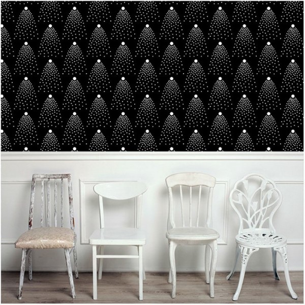 Tapete BETSY BLACK DOM144-2 - LES DOMINOTIERS