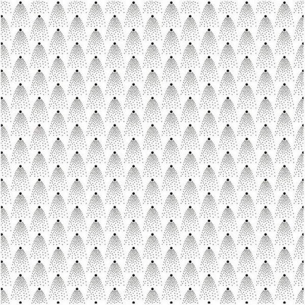 Wallpaper BETSY BLACK WHITE DOM144-1 - LES DOMINOTIERS