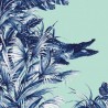 Papel de parede EVERGLADES TURQUOISE DOM145-2 - LES DOMINOTIERS