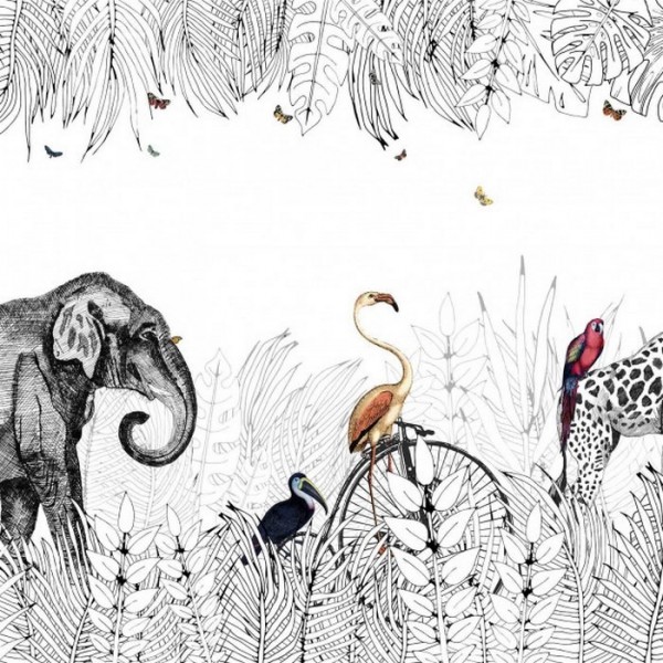 Papel de parede METROZOO DOM147 - LES DOMINOTIERS
