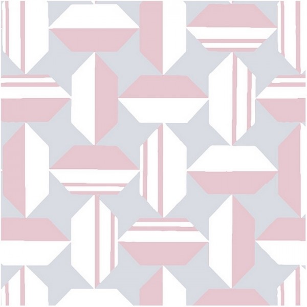 Papier peint RALEIGH PINK DOM1411-1 - LES DOMINOTIERS