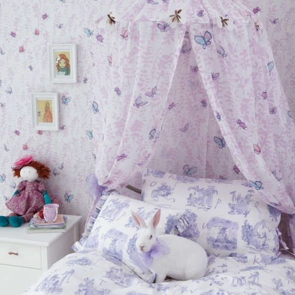Papel Pintado Butterfly Meadow W6061-04 - OSBORNE and LITTLE