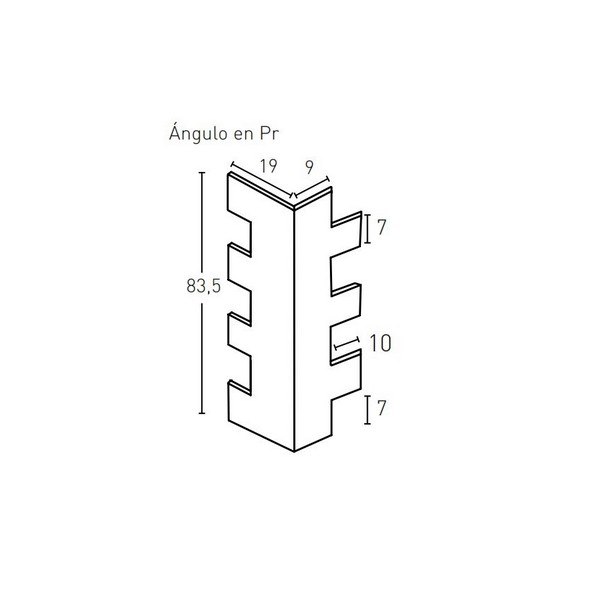 LAJA FINA PR163-E ANTRACITA ( ANGULO) LAJA FINA PR163-E ANTRACITA ( ANGULO)