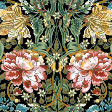 Carta da Parati Belle epoque Black 8800012 - COORDONNE