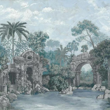 Papel de parede Mural Colonial Blue 8800101 - COORDONNE