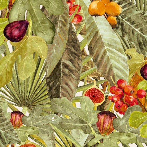 Papel de parede Neo vegetable Autumn 8800007 - COORDONNE Papel de parede Neo vegetable Autumn 8800007 - COORDONNE
