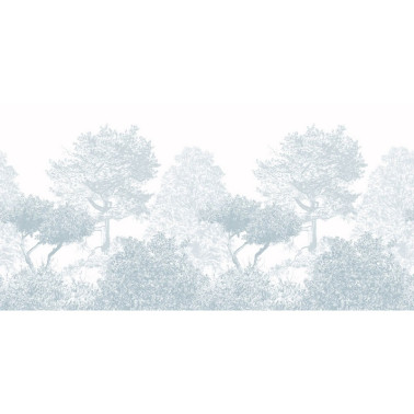 Wallpaper Classic Hua Trees Mural Wallpaper Blue - SIAN ZENG