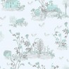 Wallpaper Magnetic Classic Woodlands Blue  - SIAN ZENG