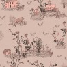Tapete Classic Woodlands Brown-Pink - SIAN ZENG