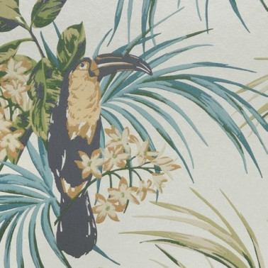 Papel de parede Le Toucan Emerald 1907-135-03 - 1838 WALLCOVERINGS