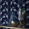 Tapete Astoria Midnight Flock 1907-139-01 - 1838 WALLCOVERINGS