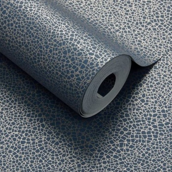 Wallpaper Emile Midnight 1907-141-01 - 1838 WALLCOVERINGS