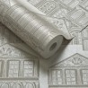 Carta da Parati Maison Ivory 1907-137-01 - 1838 WALLCOVERINGS