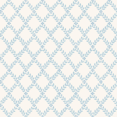 Papel de parede Trellis Leaves 7672 - BORAS TAPETER