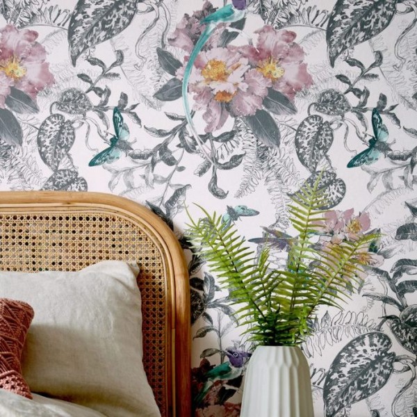 Papel Pintado Hedgerow Chamomile 2008-144-05 - 1838 WALLCOVERINGS