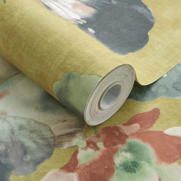 Carta da Parati Water Lilies Honey 2008-143-05 - 1838 WALLCOVERINGS