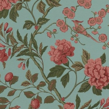 Papier peint Emperors Garden Teal BW4500012 - GP & JBAKER