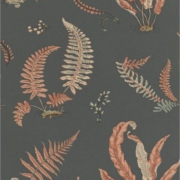 Ferns Coral Charcoal...