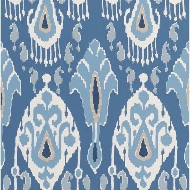 Wallpaper Ikat Bokhara Indigo BW450902 - GP & JBAKER