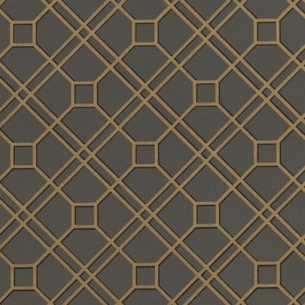 Wallpaper Langdale Trellis Charcoal BW450717 - GP & JBAKER Wallpaper Langdale Trellis Charcoal BW450717 - GP & JBAKER