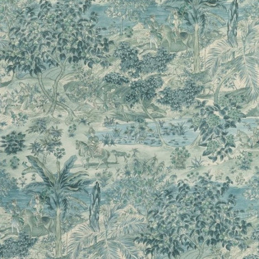 Wallpaper Ramayana Blue BW450882 - GP & JBAKER