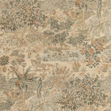 Wallpaper Ramayana Woodsmoke BW450884 - GP & JBAKER