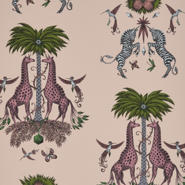Papel de parede Creature Pink W0114-02 - CLARKE & CLARKE