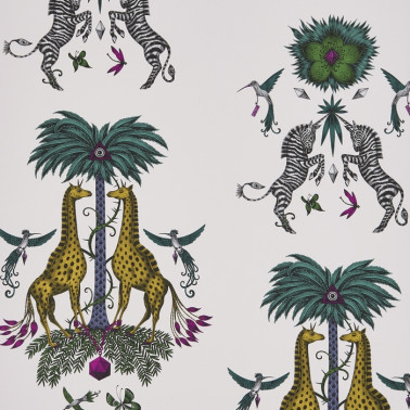 Papier peint Creature Yellow W0114-05 - CLARKE & CLARKE