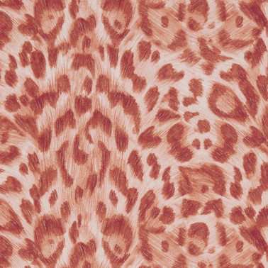 Papel de parede Felis Red-Rose Gold W0115-08 - CLARKE & CLARKE