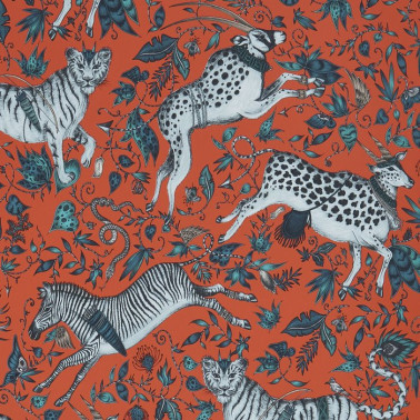 Papel de parede Protea Coral W0119-03 - CLARKE & CLARKE