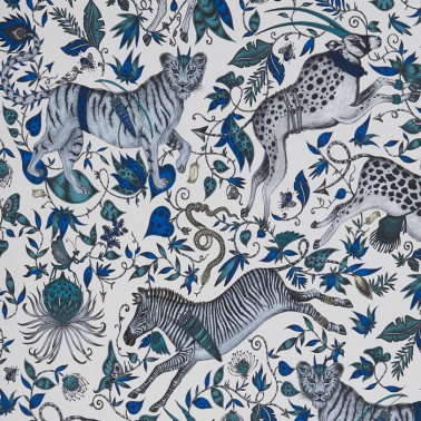 Papier peint Protea Blue W0119-01 - CLARKE & CLARKE