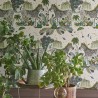 Papel de parede Lost World Blue W0117-01 - CLARKE & CLARKE
