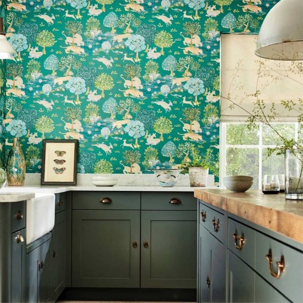 Papier peint Pamir Garden 216765 - Sanderson