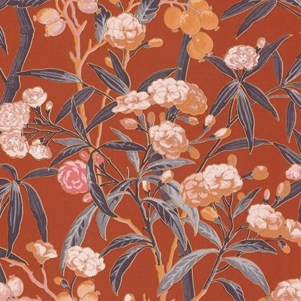 Papel de parede Habana Orange 84333417 - Casadeco Papel de parede Habana Orange 84333417 - Casadeco